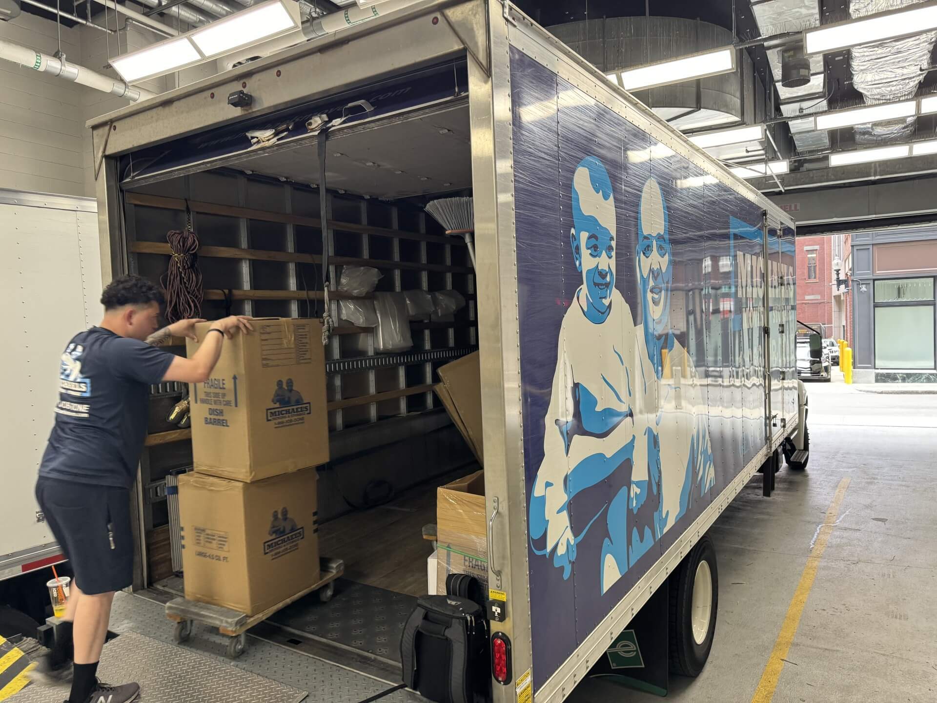 Storage services in Boston MA by Michael’s Moving and Storage at 76 Ashford St, serving Greater Boston with short-term storage, long-term storage, and secure moving storage solutions.